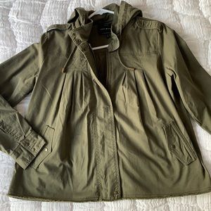 Lucky Brand Cargo Hooded Jacket, Size Small